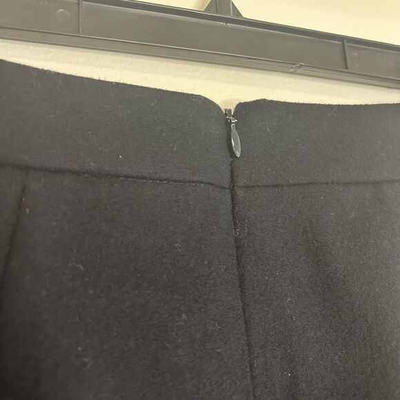 Reiss Phoenix Wool Blend Skirt Pencil Navy Pockets - US Size 4 - Picture 6 of 12